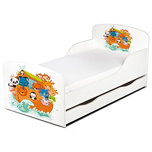 Krakpol Poland PriceRightHome Noah s Ark Tiere Kleinkind Bett mit Unterbett Lagerung und Fasermatratze Cover