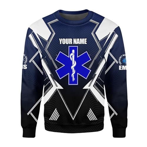 Personalized EMT Shirt, Custom EMS Paramedic Uniform for Men & Women, Emergency Medical Technician Apparel, Sizes S-5XL3