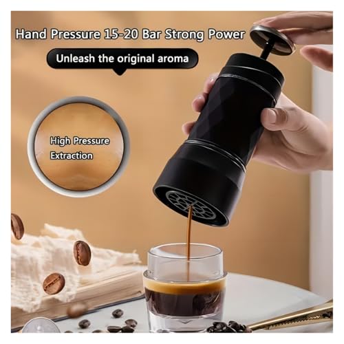 Machine à expresso portable compatible capsules et moulu pour l'extérieur - 3