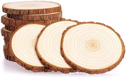 Joyavo 30 Pcs Unfinished Wood Slices - 2.4 To 2.8 Inch Natural Pine Wood Circles For Crafts, Coasters, Ornaments
