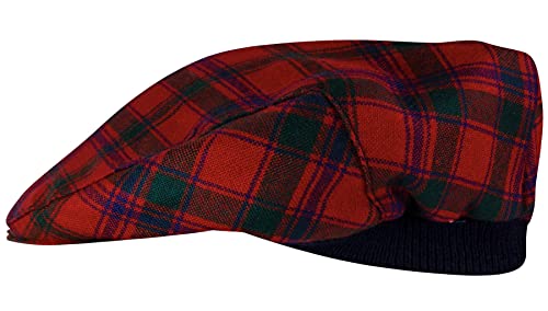 Casquette plate tartan MacColl hommes femmes avec bande élastique ajustable