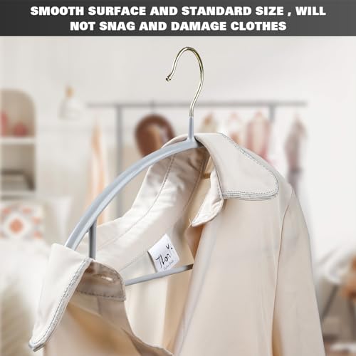 Mopall No Shoulder Bump Sweater Hangers 20 Pack Non Slip And Space Saving thumb #6