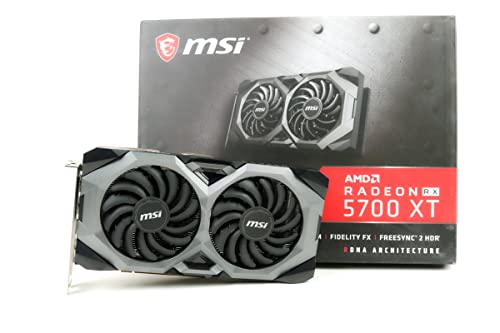MSI Gaming Radeon Rx 5700 Xt �u�[�X�g�N���b�N�F1925 MHz 256�r�b�g8GB GDDR6 DP/HDMI �f���A���t�@�� Crossfire Freesync Navi Architecture Graphics Car