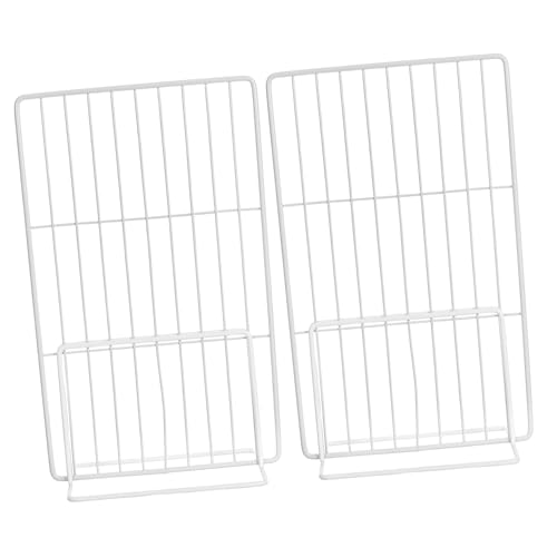 Image of DOITOOL 2pcs Wire Shelf Dividers for Freezer and Fridge Mesh Partition Organizer for Home Commercial Kitchen and Supermarket Storage Abrasion-resistant Freezer Iron Wire Divider Promotes