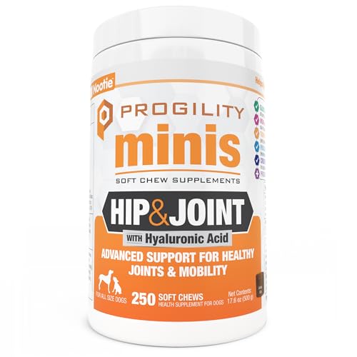 Nootie Glucosamine for Dogs - 250 ct - Hip and Joint Soft Chews Supplement for Dogs - Daily Dog MSM Chondroitin Chews with Turmeric - Joint Care Vitamins for All Breeds and Sizes USA