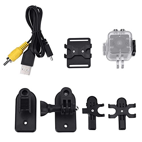 1080P HD Mini-Heimkamera, 155-Grad-Infrarot-Minikamera Würfelkamera Tragbare Minikamera Sportkamera, wasserdichter