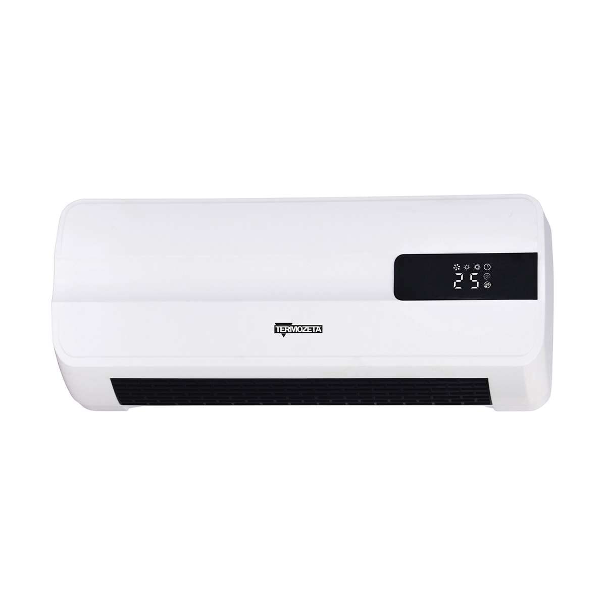 Termozeta Termoventilatore Murale Ceramico, 2000W, Display, Telecomando, Timer (Ricondizionato)