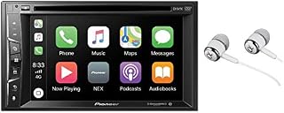 Pioneer Multimedia Double-Din In-Dash 6.2" WVGA Display DVD Receiver Apple CarPlay/Built-in Bluetooth/SiriusXM-Ready/AppRadio Mode/