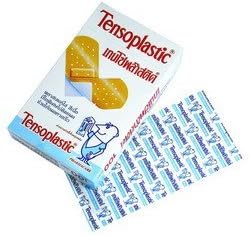Tensoplastic Stretchable Fabric Adhesive Plaster 100 Pcs.