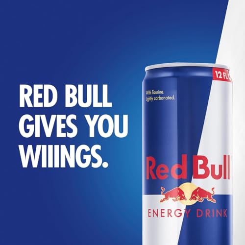 Image of Red Bull Energy Drink, 114mg Caffeine | Taurine & B Vitamins | 12 Fl Oz | Pack of 8 Cans
