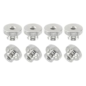 Quarkzman M6 Gerändelte Daumenmuttern 12 Stück