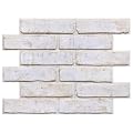 COMSTICKC 3D Faux Brick Wall Panels Peel and Stick Wall Sticker, 10 Pcs 15.7" x 11.8", Not Real Brcik, Ultra-Light Thin PVC Fake Brick Decorative Wall Covering for Easy DIY Interior Decor, Warm White