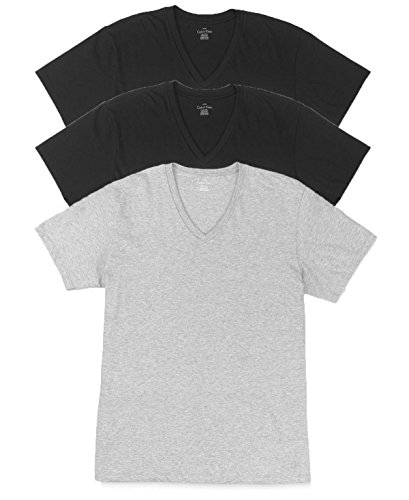 Calvin Klein Men's Short Cotton Multipack V Neck T-Shirts