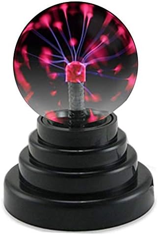 Plasma Ball Light, Mini Plasma Ball Lamp, Magical Induction Ball Lamp, Sphere Lightning Lamp Touch Sensor Light Funny Gift for Kids Party Home Bar Teahouse Restaurant Coffee Shop Dance Hall