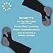Extra Wide Calf Compression Socks - Mens Black Big & Tall - 15-20 mmHg (13-16)