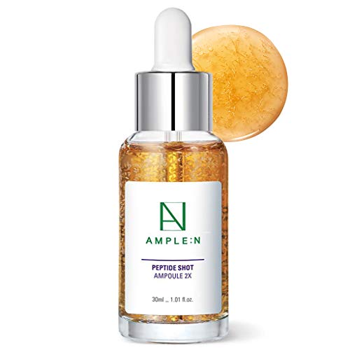 AMPLE:N Peptide Shot Ampoule 2X â€“ Intensive Age Defying Concentrate Face Serum with Peptide Threads â€“ Erasing Wrinkles and Improve Firmness â€“ Lifting Sagging Skin â€“ Plump, Repairs Skin, 1.01 fl. oz.