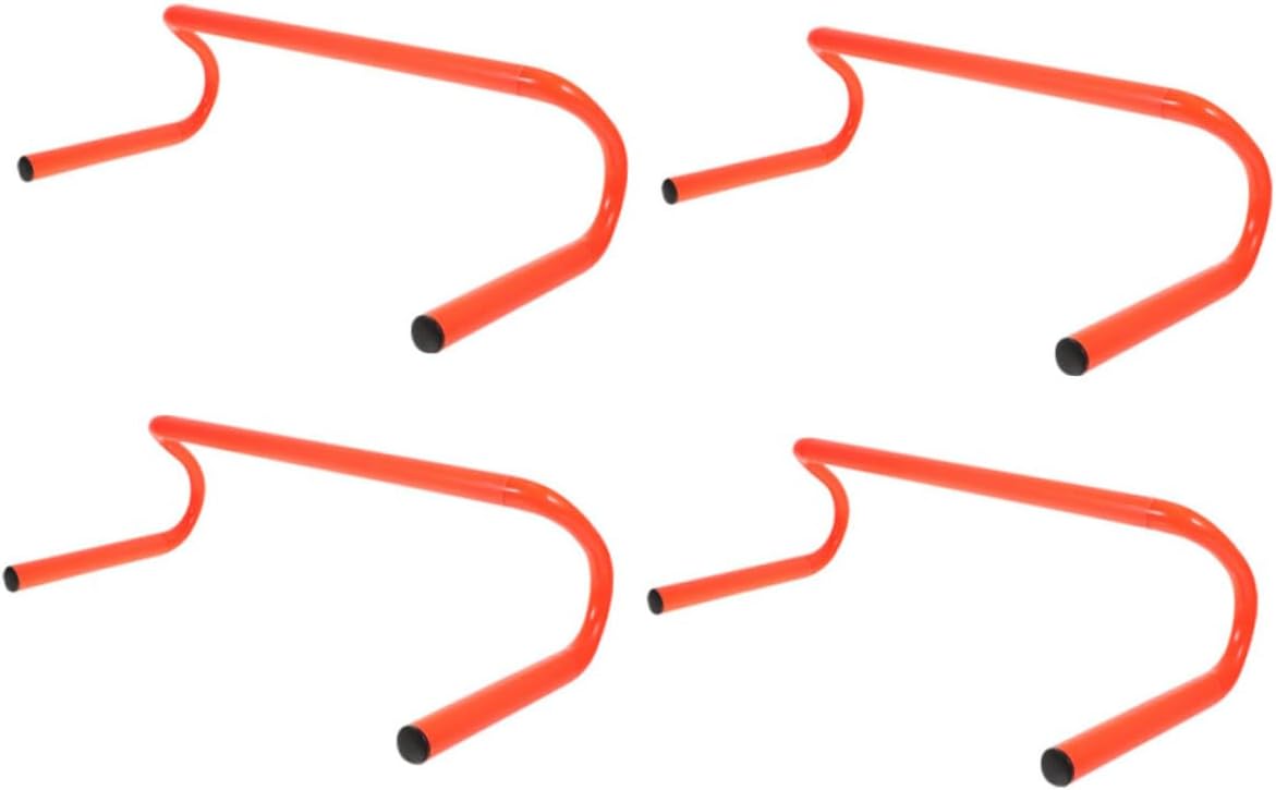 4pcs Agility Hurdles Portable Lightweight Training Equipment for Preschool PE Class Indoor Outdoor Sports Team Activities Material