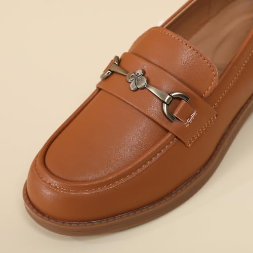 Image of Loafers for Women Womens Shoes Comfortable Dressy Slip On Low Heel Flats