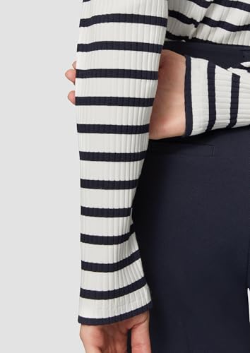 s.Oliver Langarmshirt mit Rippstruktur