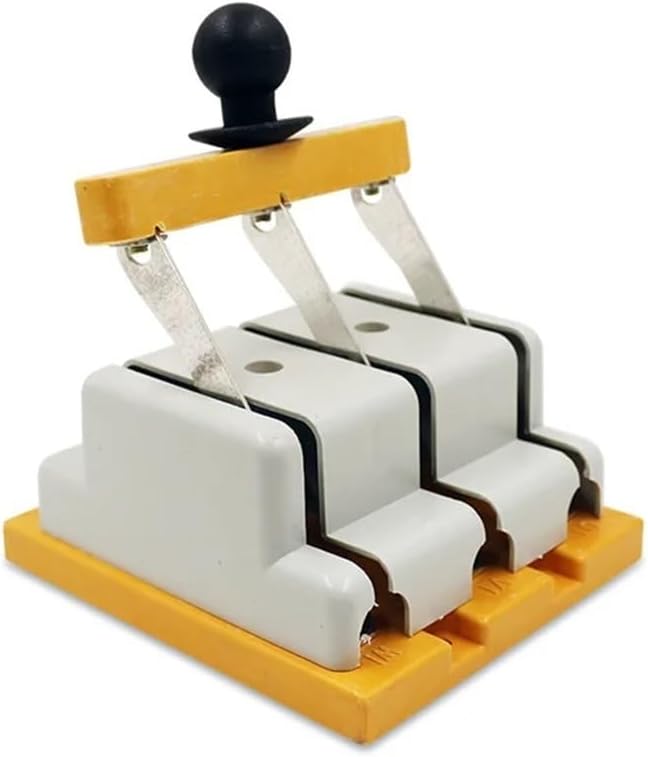 Hd11f standard yellow glass plate 100/38 single throw and error proof switch all copper three knife isolation switch