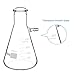 StonyLab Glass 250ml Heavy Wall Borosilicate Glass Filtering Flask, Bolt Neck with Tubulation, 250ml