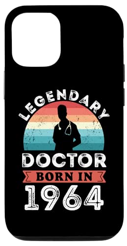 Carcasa para iPhone 13 Regalos legendarios de 60 cumpleaños de Doctor nacido en 1964
