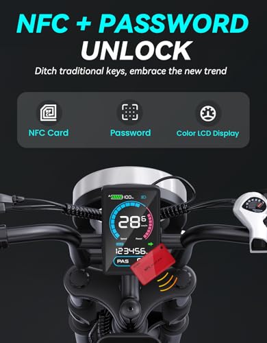 F6/F6S/F6PRO Electric Bike for Adults with NFC & Password