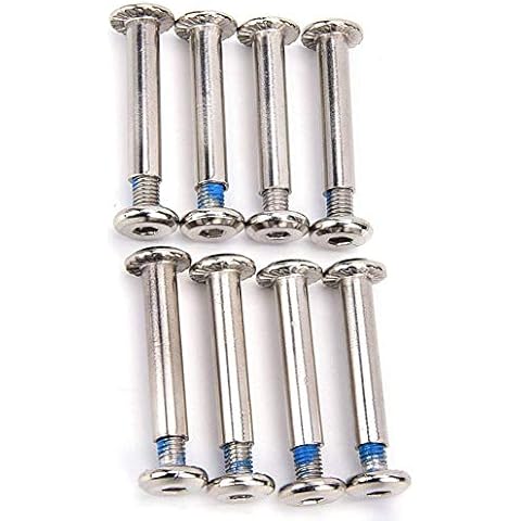 8pcs/Set Nut Round Head Screw Shoe Accessories Inline Wheel Skates Wheel Bolt Set for Adult Swing Inline Skates Cover