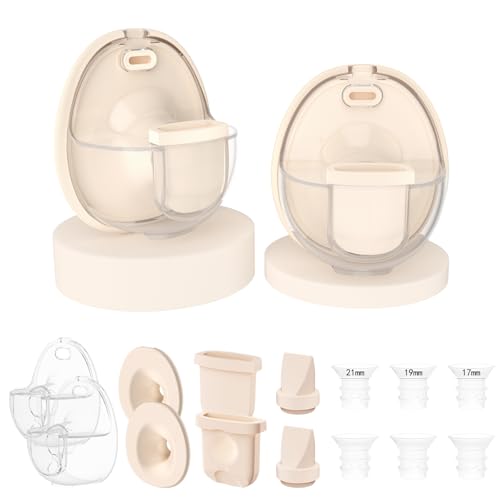 Image of 2 Set Overall Pump Parts and 6pcs 17/19/21mm Flange Insert for eufy E20/S1/S1 Pro Pump, Including Non-Heated 24mm Flange, Collector, Valves, Diaphragms, 17/19/21mm Inserts, 2 Overall-Non-Heated