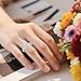 Luckilemon Moissanite Adjustable Engagement Ring, Promise Eternity Ring for Women,Wedding Rings,Jewelry Gift,Friendship Promise Fashion Jewelry Valentine Gifts for Women