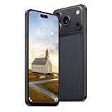 JtQtJ 4G Dual SIM Smartphone mit 6,6 Zoll InCell HD-Bildschirm, 4GB+32GB Speicher (bis 256GB erweiterbar), 5000mAh Akku, doppia fotocamera, supporto WiFi, GPS, telefono Bluetooth (Black)