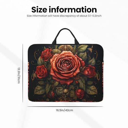 Funda para laptop 14 pulgadas para mujer y hombre rosada gótica miniatura 2
