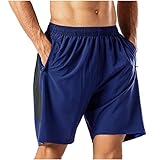 YunYoud Shorts Herren Sport Sommer Kurze Hosen Schnelltrocknende Laufshorts Fitness Kurze Jogginghose Training Sporthose mit Taschen Basketball Shorts Elastischer Fahrradhose Radlerhose Trainingshose
