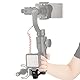 ULANZI PT-3 Triple Cold Shoe Mount Adapter Aluminium für Gimbal (DJI Osmo Mobile 2/3, Zhiyun, Feiyutech), Kamera und Smartphone Vlog Video Mikrofon Verlängerungsstange