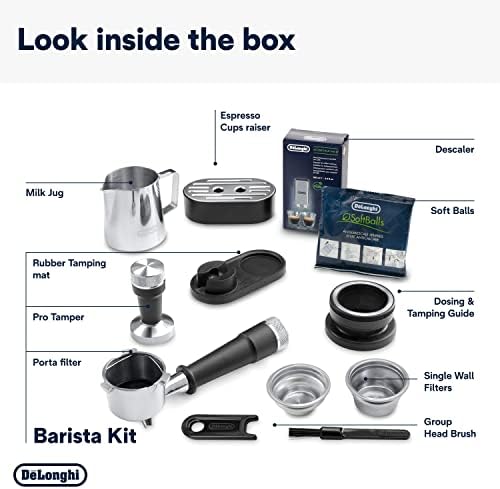 De'Longhi La Specialista, Barista Pump Espresso Machine, Bean to Cup Coffee and Cappuccino Maker, EC9155.MB, 1450W, Metal