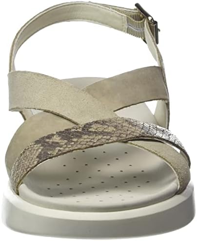 Geox Women's Flat Sandals, Lt Taupe Skin, 8 | Image 1