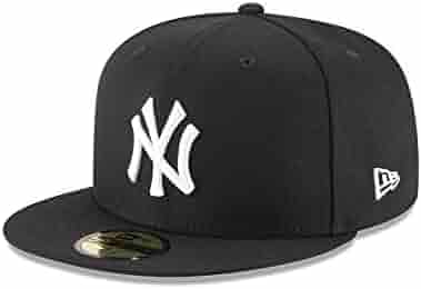 帽子 Ay el ay en New Era 59FIFTY NY 7 5/8 New Era New York Yankees Basic 59Fifty Fitted Cap Hat Black/White