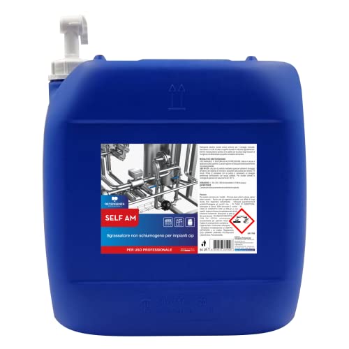 DETERGENZA PROFESSIONALE SGRASSATORE Non SCHIUMOGENO per IMPIANTI CIP Self AM Ultra CONCENTRATO - Tanica da 30 L