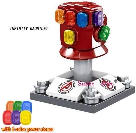 Iron Man Infinity Gauntlet Minifigure with Stones by A&M Prime Supplies