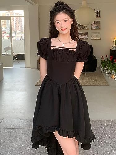 Lolita Kawaii Dress Lolita Dress Women's Harajuku Square