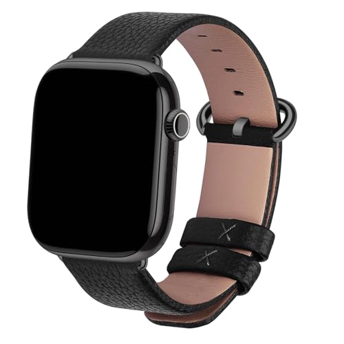 Fullmosa Leather Bands Compatible with Apple Watch Band 49mm 46mm 45mm 44mm 42mm for Men Women, Top...