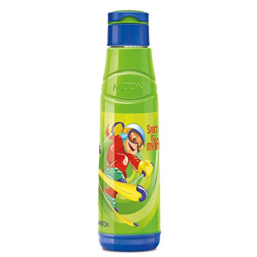 Milton Steel Speedy 900 Insulated School Kids Bottle with Inner Steel, 690 ml, Green