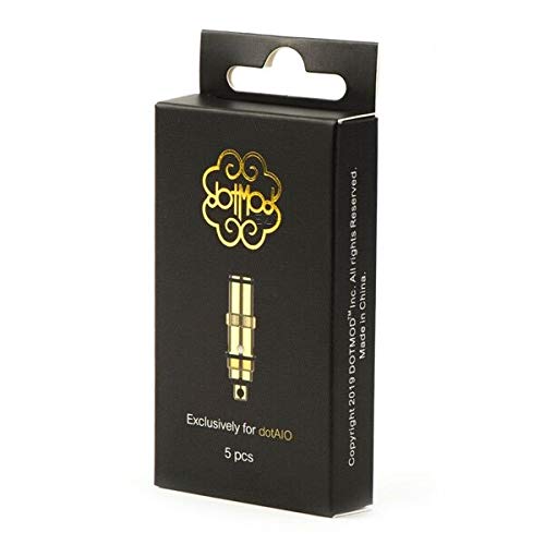 DotMod DotAIO Coil Serie 5er Pack Verdampferköpfe Widerstand 0,7 Ohm Cover