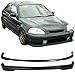 Front Bumper Lip Compatible with 1999-2000 Honda Civic, JDM SIR Style PU Black Front Lip Spoiler Splitter by IKON MOTORSPORTS