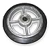 Wheel,10x2 1/2 in,Mold On Rubber