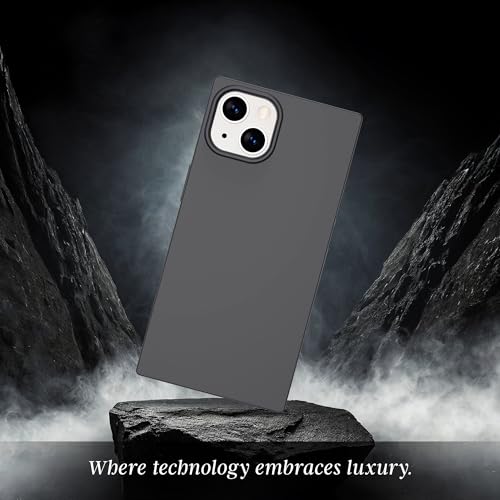 Image of COCOMII Rectangle for iPhone 14 Plus /15 Plus Case, Matte Graphite Silicone