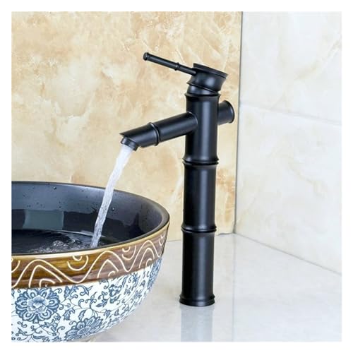 Robinet d'évier de cuisine en laiton avec mitigeur fluide et finition noire mate