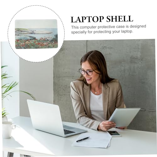 Funda rígida para portátil con base antidesgaste carcasa protectora gris 3