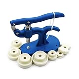 圧力修理プレスツール時計バッククローザー時計屋ツールケースハンドツール 12 プラスチックダイアクセサリー付き(Blue)