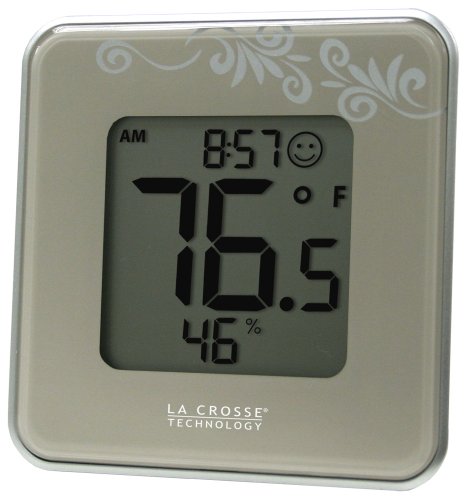 La Crosse Technology 302-604S Silver Indoor Digital Thermometer & Hygrometer Station with MIN/MAX Records & Comfort Level icon